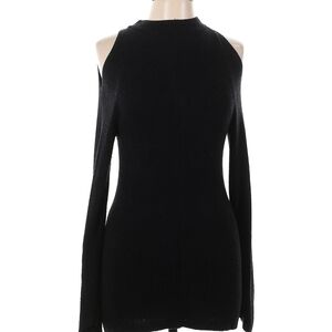 Laundry By Shelli Segal Black Off-the-Shoulder Sweater or mini dress